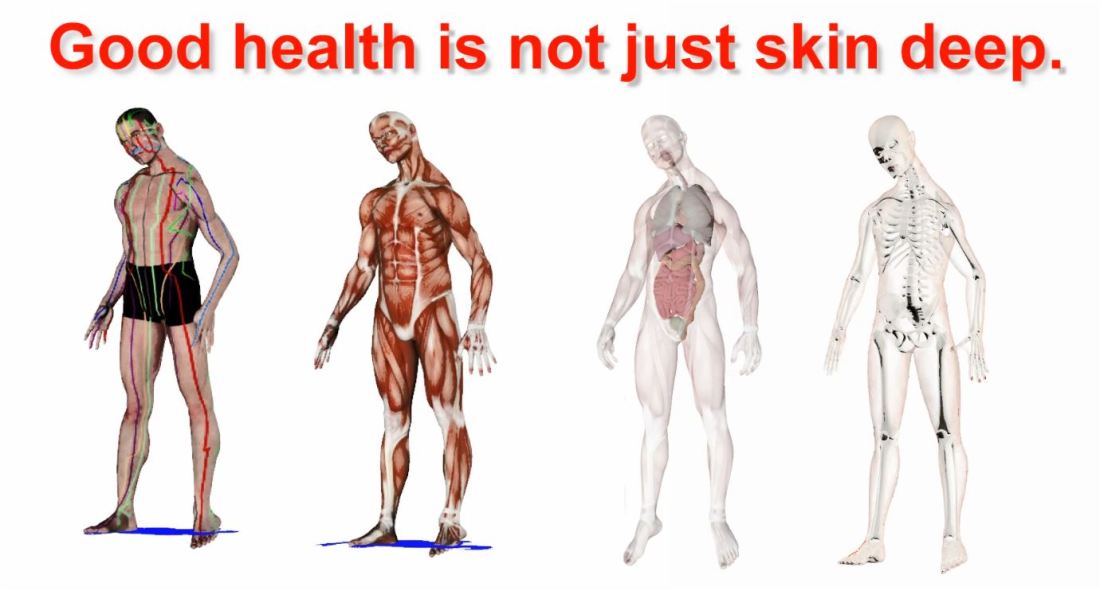 good health is not just skin deep